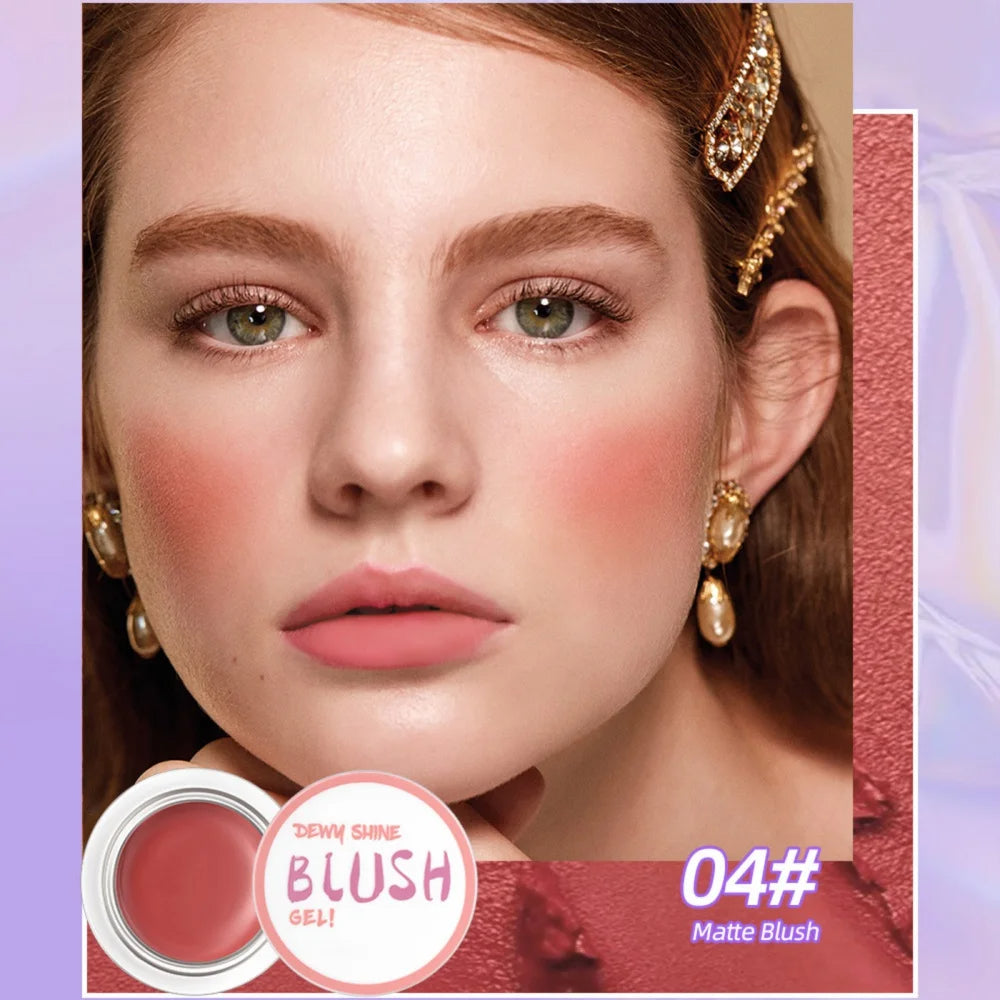 5 Colors Blusher Glossy Changing Korean Makeup Palette