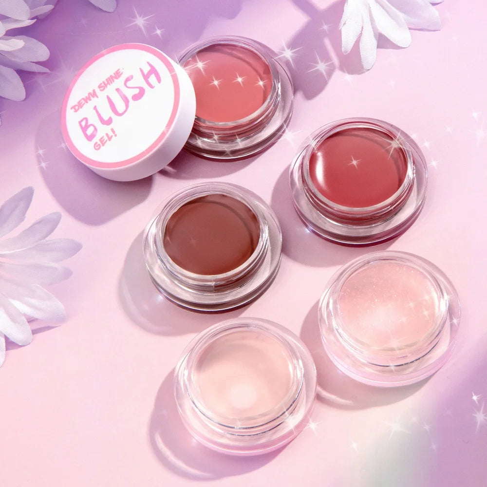 5 Colors Blusher Glossy Changing Korean Makeup Palette